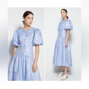 Jonathan Simkhai Faith Metallic Midi Dress